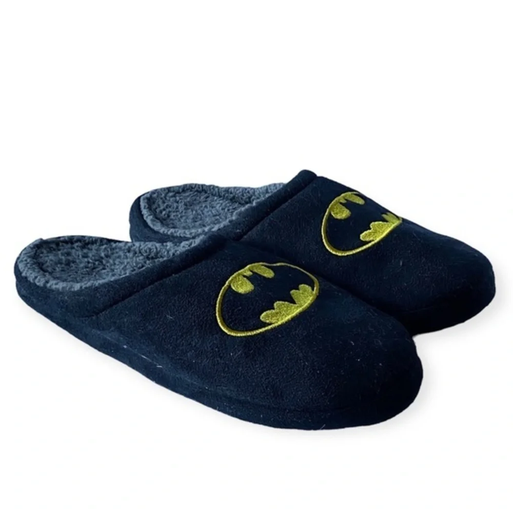 Batman BioWorld Slippers‎ Size Medium Slip On